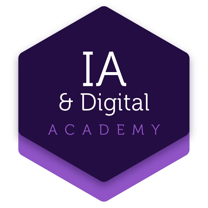 Formations IA et digital Badge violet formations IA & digital by SSIA Academy formations intelligence artificielle formations digital