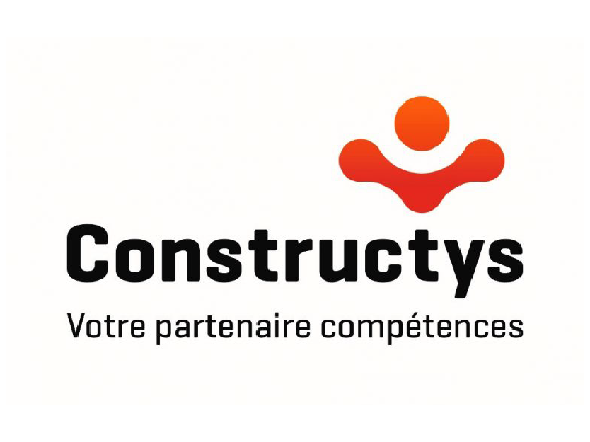 Logo de Constructys, OPCO partenaire de SSIA Academy, organisme de formation continue